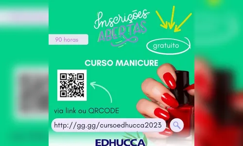 Edhucca oferece cursos gratuitos de manicure e empreendedorismo