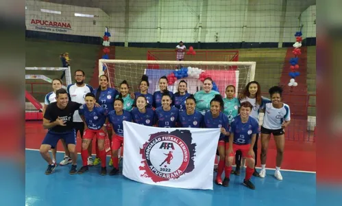 Sem apoio, time feminino de futsal de Apucarana desiste da Série Ouro