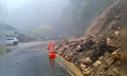 Estrada da Graciosa está interditada devido às chuvas