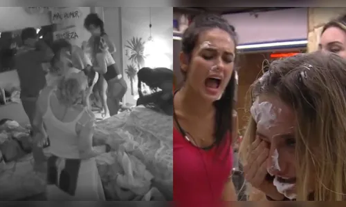 Guerra de espuma após festa termina em confusão no BBB23