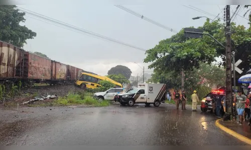 Pai vai ao local do acidente com ônibus da Apae e encontra filha morta