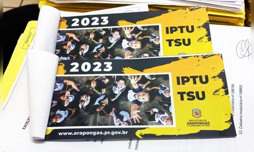 Arapongas começa a distribuir os carnês do IPTU na segunda (20)