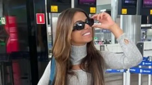 Key Alves embarcou para o México rumo ao reality "Casa de Los Famosos"