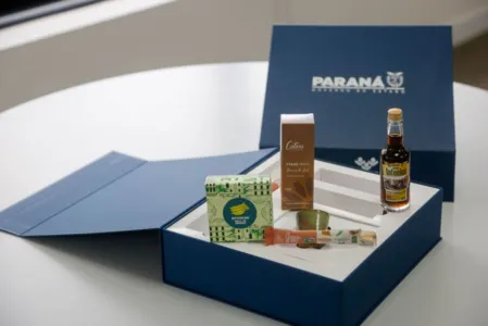 Kit de produtos regionais paranaenses