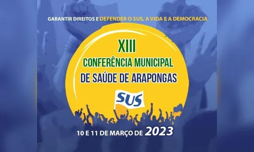 Conferência de Saúde: Arapongas abre inscrições para delegados