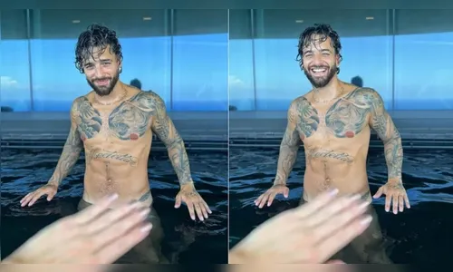 Maluma se descuida ao postar foto pelado e detalhe chama atenção