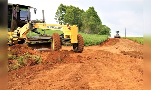 Prefeitura de Arapongas intensifica manutenção em estradas rurais