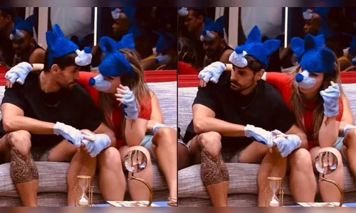 Amanda e Cara de Sapato protagonizam cena fofa