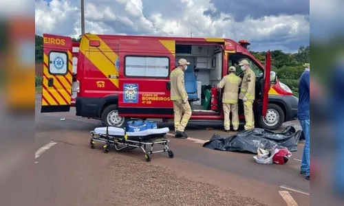 Motociclista morre em grave acidente no Paraná