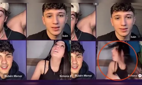 Homem é preso por bater em esposa durante transmissão ao vivo; veja