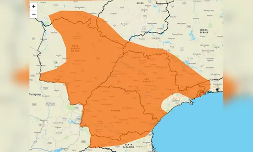 Paraná tem alerta laranja neste domingo (26), com chuva intensa