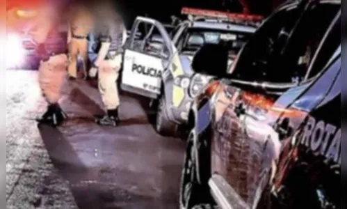 Ação rápida da PM prende três homens após roubo em lanchonete