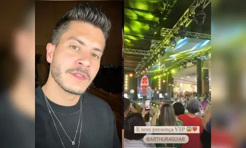 Arthur Aguiar em Maringá: confira o que o artista veio fazer na cidade