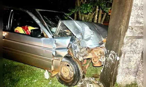 Casal e criança de 3 anos ficam feridos em acidente de trânsito no PR