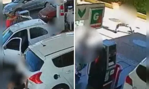 Após discussão frentista joga gasolina e ateia fogo em cliente , no PR