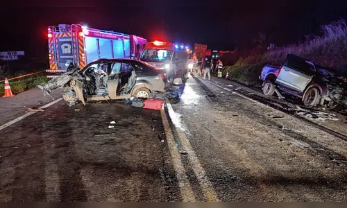 Duas pessoas morrem em grave acidente na BR-277 em Prudentópolis