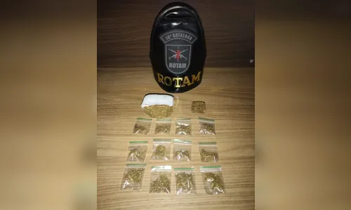 PM prende homem por tráfico de drogas no Parque Bela Vista