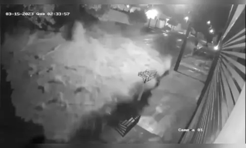 Reservatório rompe e destrói casas no PR; câmera flagra o rompimento