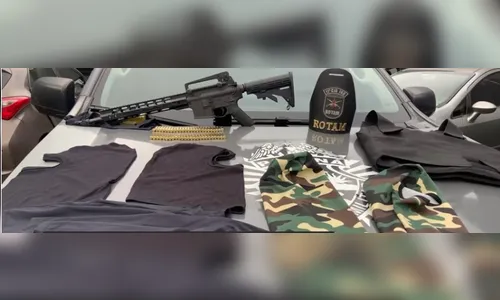 Suposto motorista de aplicativo é preso com fuzil  na BR-369