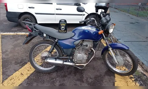 Homem de 32 anos é detido com moto furtada, em Apucarana