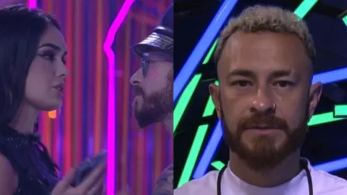 Parece que Fred e Larissa já superaram a briga que tiveram na última festa do BBB 23