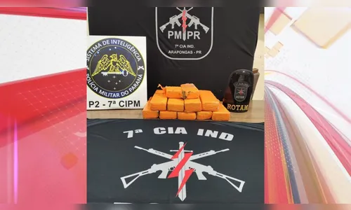 Mulher é presa e mais de 7 Kg de maconha são apreendidos em Arapongas