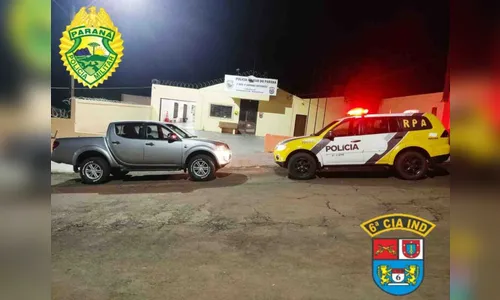 Polícia Militar recupera caminhonete antes da vítima perceber o furto