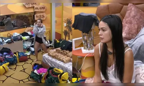 Bruna grita com sisters por arrumarem quarto; assista