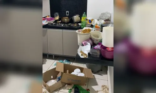 Mãe é presa após deixar filhos sozinhos em casa com fezes no chão