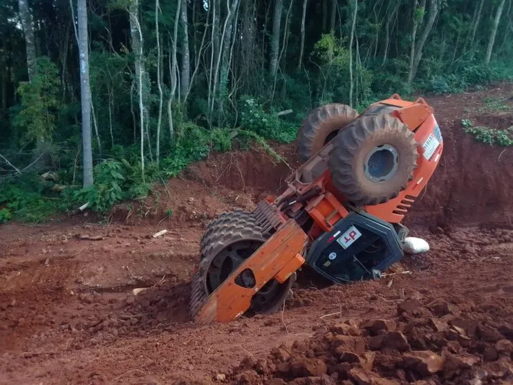O acidente aconteceu na altura do KM 3