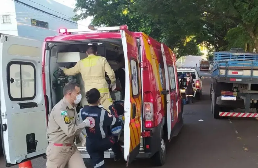Siate do Corpo de Bombeiros atendeu o ciclista