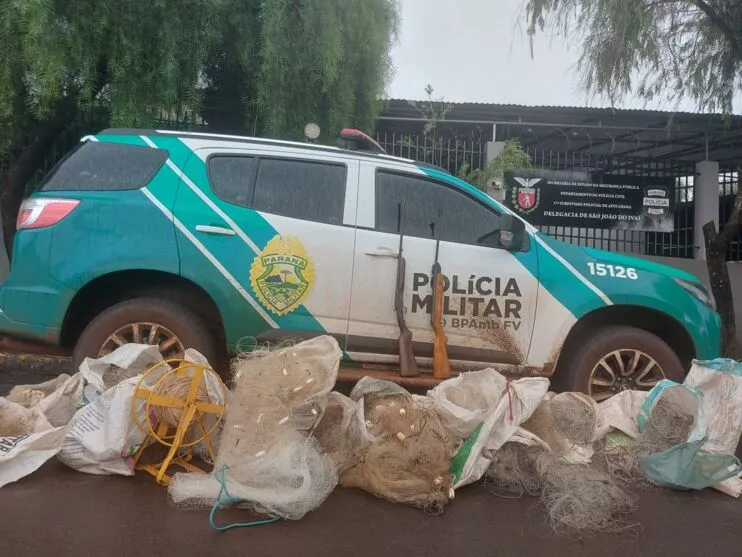 A PM Ambiental atendeu a ocorrência