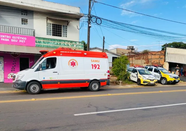 A PM foi chamada na tarde desta segunda-feira