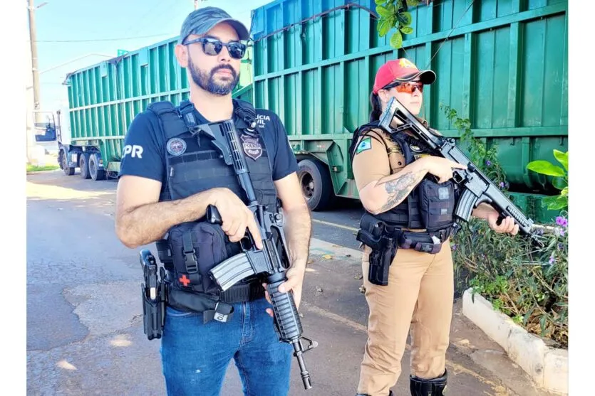 A ação foi registrada no norte do Paraná