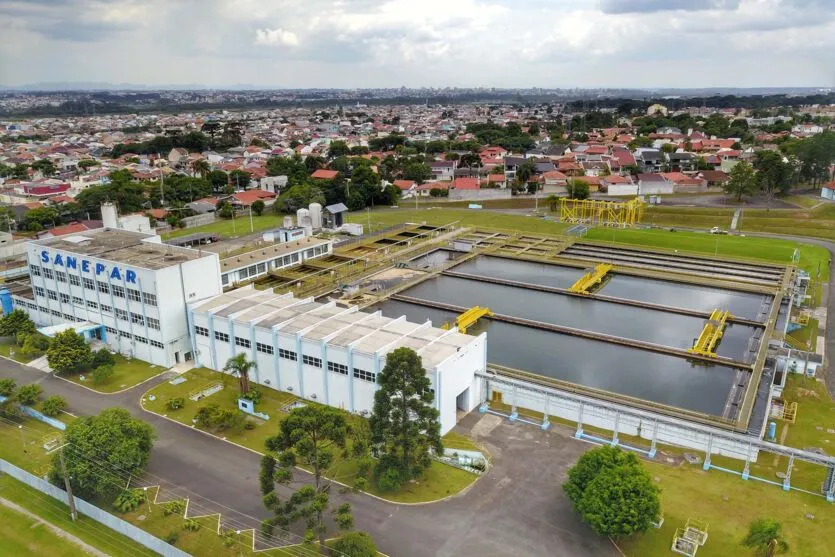 Estação de captação de água da Sanepar no Solitude