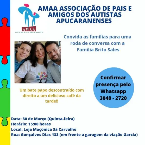 Família Brito Sales abre as atividades alusivas ao mês do autismo