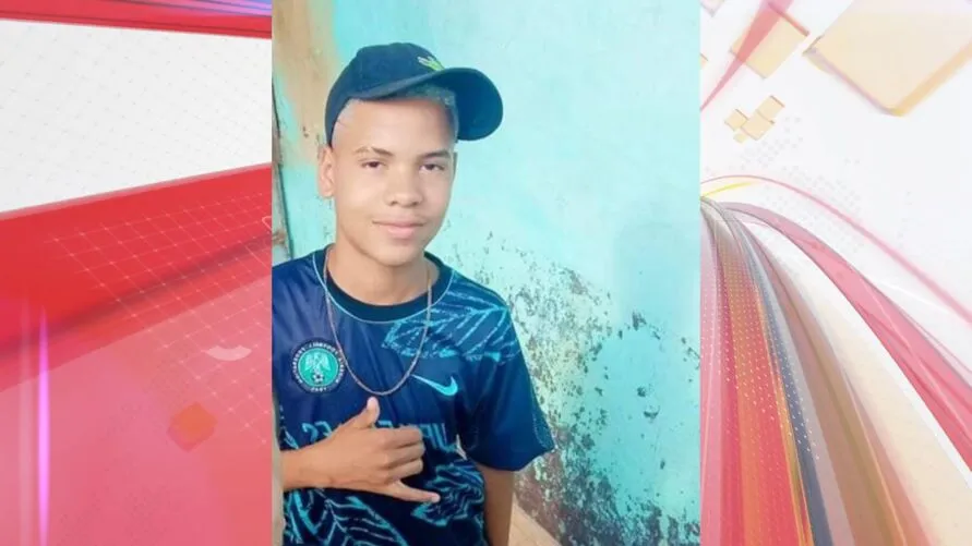 Foto disponibilizada pela família do jovem - Montagem TNOnline