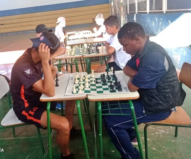 Modalidade de xadrez foi disputada nesta terça-feira