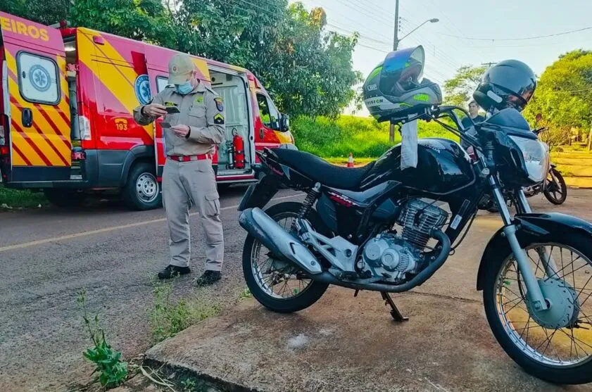 O Corpo de Bombeiros foi acionado para atender a ocorrência