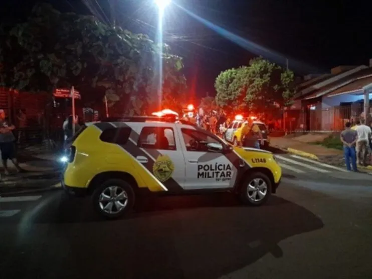 O crime aconteceu em Toledo, na noite desta quarta-feira (12)