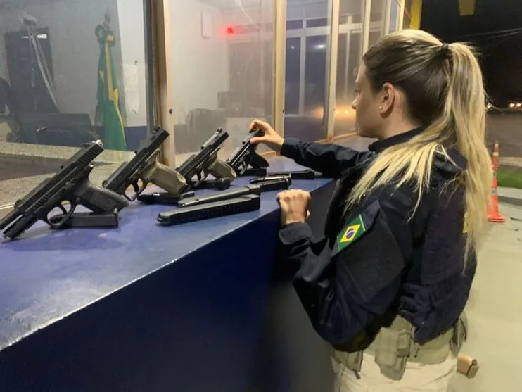 Pistolas turcas foram apreendidas pela polícia