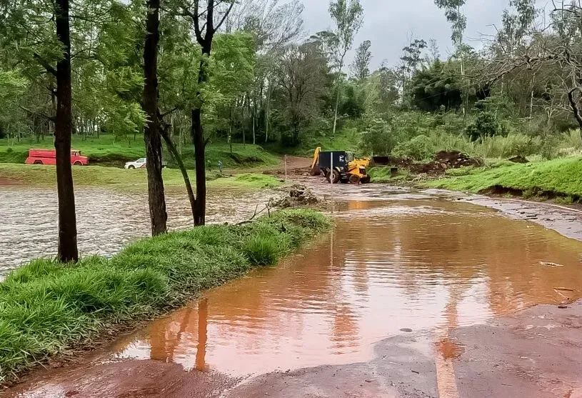 Ponto de alagamento registrado em Apucarana em 2022