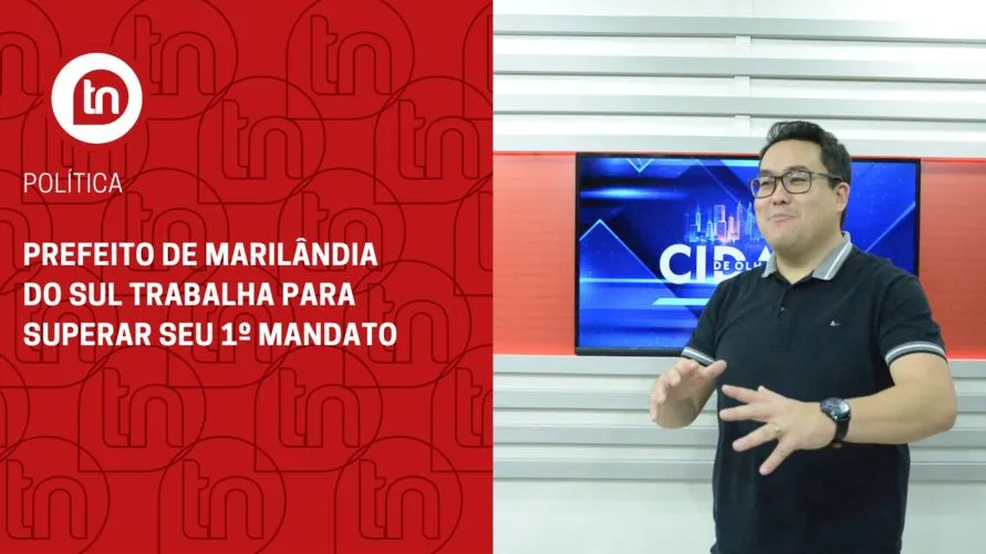 Prefeito de Marilândia do Sul trabalha para superar seu 1º mandato