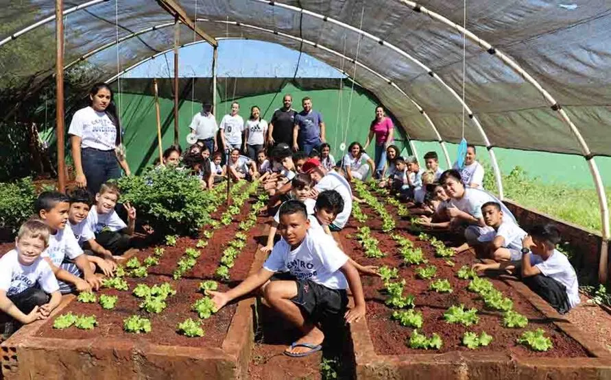 Programa Horta Cidadã, no Centro da Juventude