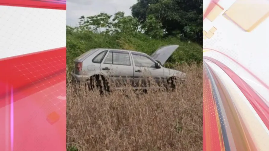 VW Gol foi localizado na tarde desta quinta-feira (6) na Estrada do Xaxim