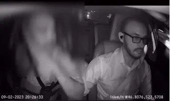 Vídeo foi divulgado pelo motorista no Instagram