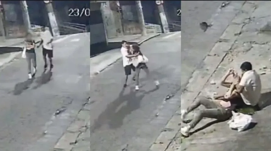 Vídeo: mulher reage a estupro e agressor é preso pela Polícia Militar