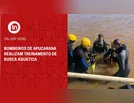 Bombeiros de Apucarana realizam treinamento de busca aquática