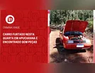 Carro furtado nesta quarta em Apucarana é encontrado sem peças
