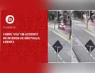 Carro 'voa' em acidente no interior de São Paulo